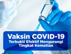 Vaksin COVID-19 Terbukti Efektif Mengurangi Tingkat Kematian