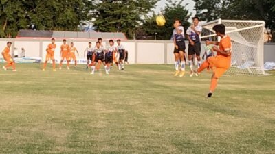 ½ Lusin Lebih Si Kulit Bundar  Bersarang di Gawang OKI, Kian Tebalkan Mental PS Muba