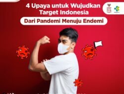 Simak ! 4 Upaya untuk Wujudkan Target Indonesia Dari Pandemi Menuju Endemi