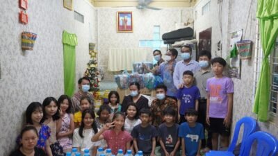 Semangat Gotong Royong Ditunjukan KBRI Yangon, Donasi kepada Panti Asuhan