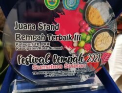 Festival Rempah, TP PKK Muba Juara Stand Rempah Terbaik 3