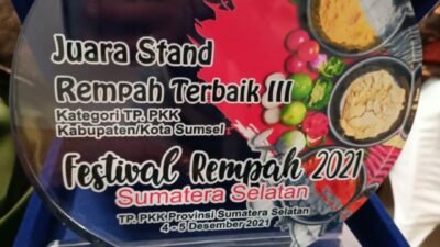 Festival Rempah, TP PKK Muba Juara Stand Rempah Terbaik 3