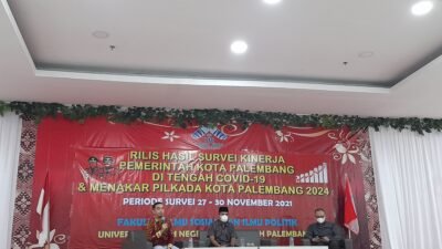 Survei ISS FISIP: Masyarakat Puas dengan Kinerja Walikota Palembang