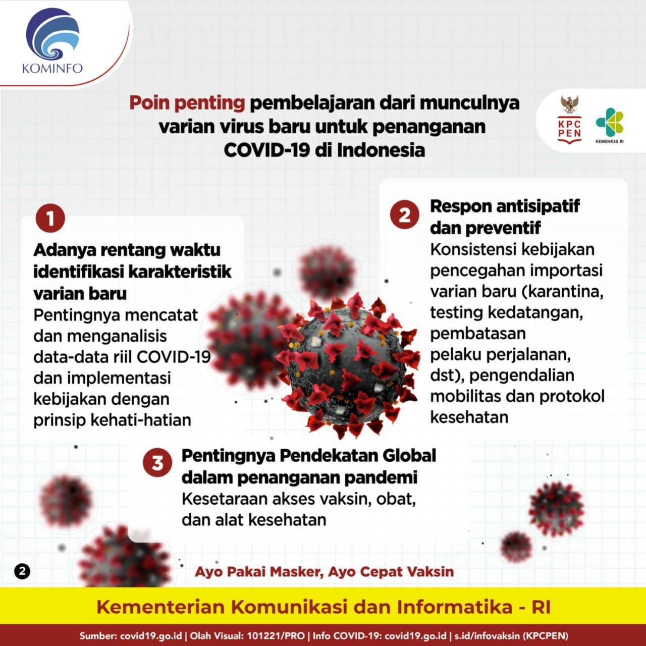 3 Point Penting Pembelajaran Dari Munculnya Varian Baru & Importasi ...