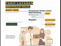 Berminatkah ! Ini Tarif Sertifikasi Halal bagi UMK, Ada yang Gratis & Berbayar