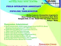 Khusus untuk Putra & Putri Muba, 2 Perusahaan Migas Ini Buka Loker 