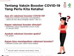 Tentang Vaksin Booster COVID-19 Yang Perlu Kita Ketahui