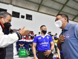 Kompak !Ada SBY, AHY Hingga Menpora Saksikan Pertandingan Proliga 2022 Bogor LavAni Melawan Kudus Sukun