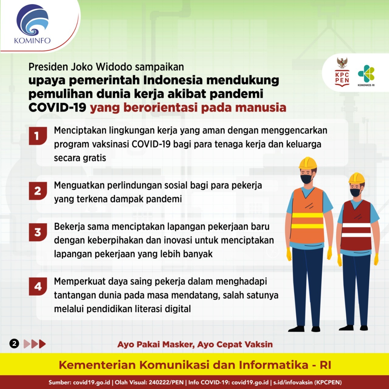 Upaya Pemerintah Dalam Pemulihan Dunia Kerja Selama Pandemi COVID-19 ...