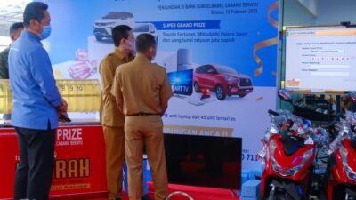Lewat Undian, Bagi-bagi Hadiah untuk Nasabah Muba 