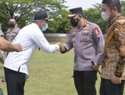 Antisipasi Omicron, Kapolri  dan Gubernur Tinjau Vaksinasi di OKI