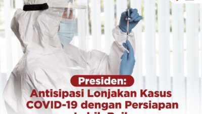 Presiden: Antisipasi Lonjakan Kasus COVID-19 dengan Persiapan Lebih Baik