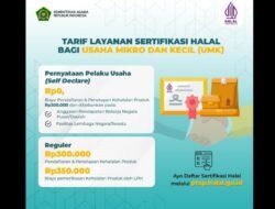 Berminatkah ! Sertifikasi Halal Gratis Dibuka, BPJPH Siapkan 25.000 Kuota untuk UMK
