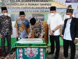 Wujudkan Satu Desa Satu Rumah Tahfidz, Wagub Resmikan Rumah Tahfidz Desa Burai