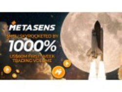 Token Metasens Meroket Sebesar 1000%, Volume Perdagangan Minggu Pertama Melebihi US $ 60 Juta