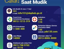 Catat! Ini Nomor-Nomor Penting Saat Mudik