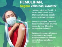 Jaga Momentum Pemulihan, Segera Vaksinasi Booster