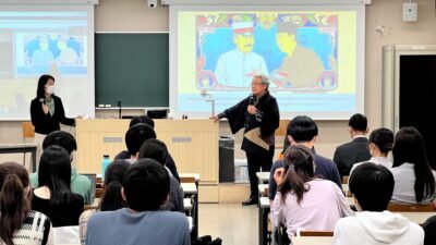 Kasih Wejangan di Kuliah Umum Mahasiswa Universitas Keio Kampus Shonan Fujisawa, Kanagawa, Jepang, Dubes Heri Paparan Ini