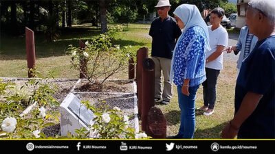 Ada “Kembang Mawar Putih” Bukti Menghargai Kedatangan Orang Indonesia di Kaledonia Baru
