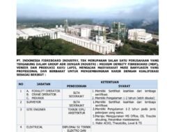 Alhamdulillah.. Jika Benar tenaga kerja lokal peroleh perhatian khusus, Ada PT Fibreboard Industry TBK Buka Loker di Muba