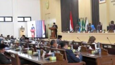 DPRD Sumsel Dengarkan Penjelasan Gubernur Terkait Raperda Pertanggungjawaban APBD 2021