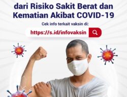 Vaksin Melindungi Kita dari Risiko Sakit Berat dan Kematian Akibat COVID-19!