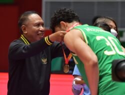 Timnas Basket Indonesia yang mampu masuk 10 besar dalam rangking FIBA Asia, Ini kata Menpora