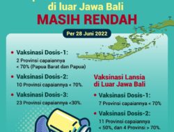 Capaian Vaksinasi COVID-19 di luar Jawa Bali Masih Rendah