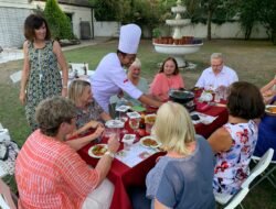 Wah..luar biasa gurihnya oseng tempe Indonesia sampai ke Frankfurt