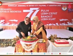 Perayaan HUT RI ke 77 di Davao City, Filipina Selatan dirayakan oleh Warga Negara Indonesia, Ada lomba apa saja ?