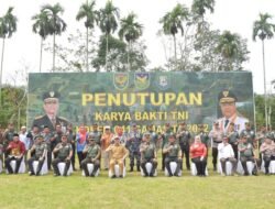 Pangdam Sriwijaya Tutup Pelaksanaan Karya Bakti  di Wilayah Korem Garuda Emas