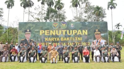 Pangdam Sriwijaya Tutup Pelaksanaan Karya Bakti  di Wilayah Korem Garuda Emas