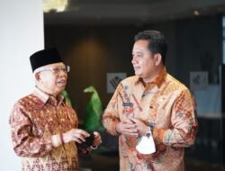 Usai Buka Sidang Pleno, Bupati Banyuasin Berbincang Langsung Dengan Wapres