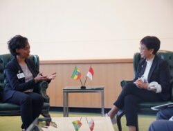Menlu RI dan Menkes Ethiopia, Mrs. Lia Tadesse Gebremedhin bertemu di sela-sela High Level Week SMU ke-77 PBB di New York, Ini yang Dibahas ?