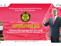 Berhasil Kembangkan Gas, Kilang Cilacap Dapat Penghargaan