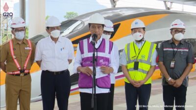 Tahun Depan Mulai Operasional,  Pembangunan Kereta Cepat Jakarta – Bandung Sudah Capai 88, 8 Persen