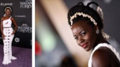 Duta Besar Global De Beers Lupita Nyong’o Bersinar Dalam Perhiasan De Beers Di Penayangan Perdana Dunia Black Panther: Wakanda Forever In Los Angeles