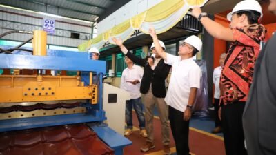 Pabrik Rangka Baja Ringan Beroperasi di Muba