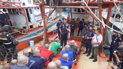 Illegal Fishing : 4 Kapal Asing Ditangkap di Perairan NKRI