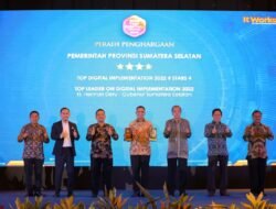 Berhasil Kembangkan Teknologi, Gubernur Sumsel Dapat Penghargaan TOP Leader on Digital