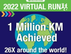 Herbalife Nutrition Virtual Run 2022 Catat 15.000 Peserta Mencatat Lebih Dari 1 Juta Kilometer, Setara dengan Berlari Keliling Dunia 26 Kali