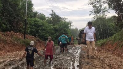 Ruas Jalan Desa Talang Simpang-Rukun Rahayu yang Rusak, Segini Nilai Anggaran Perbaikan yang Bakal Dikucurkan Muba 