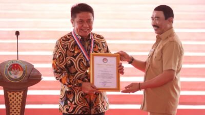 Gubernur Sumsel Dapat Penghargaan Kartika Pamong Praja Madya