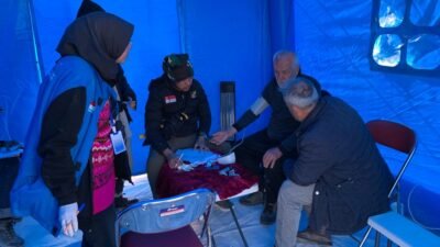 Rumah sakit lapangan persembahan RI untuk korban gempa di Kota Hassa Turki