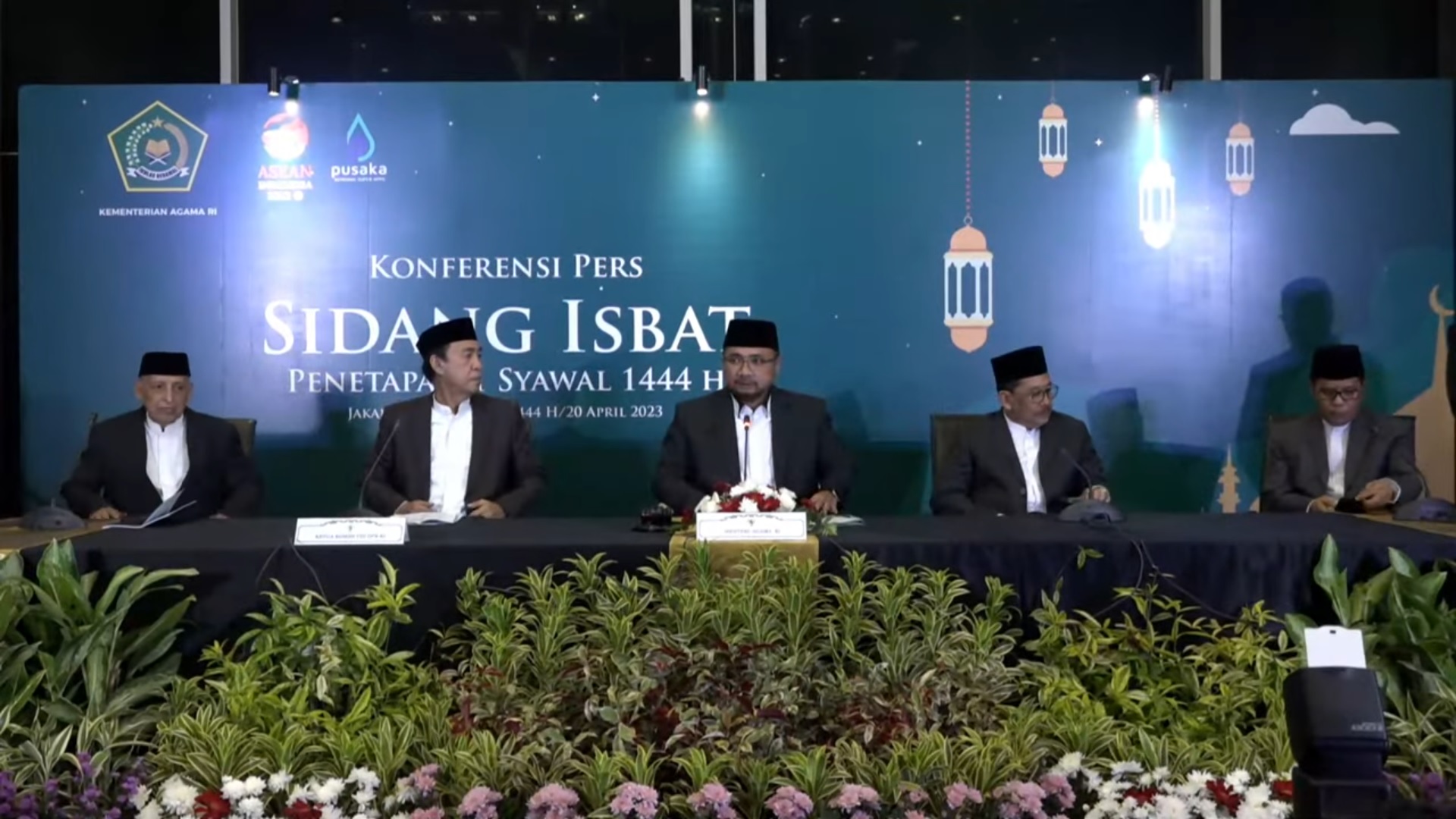 Idulfitri pada sabtu ini sesuai hasil sidang isbat pingintau id