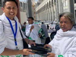 Telapak Kaki Jemaah Jangan Sampai Melepuh, Ini Yang Lakukan Petugas Haji