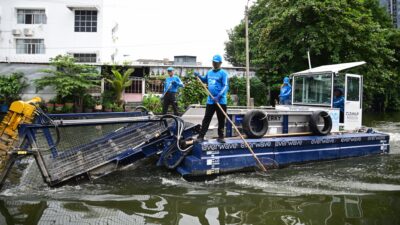 Perlindungan lingkungan di seluruh dunia: Lebih sedikit limbah di sungai-sungai di Thailand