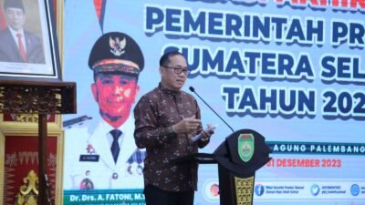 Berdasarkan Evaluasi, Hasil Kinerja Pemprov Sumsel Tahun 2023 Capai Target