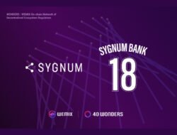 WEMIX3.0 sambut Sygnum sebagai Mitra Dewan Node “WONDER 18”