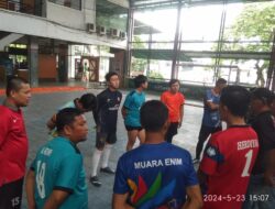 Puluhan Wartawan Sumsel Ikuti Seleksi Futsal Porwanas XIV Kalsel